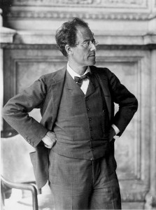 Gustav Mahler in the foyer of the Vienna State Opera, 1907