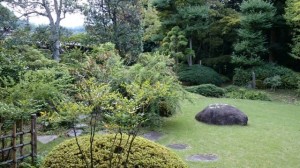 お茶室から見た喜寿庵の庭